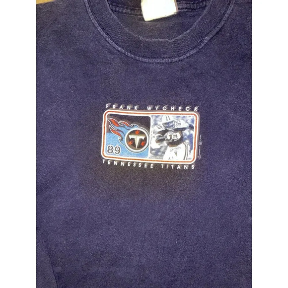 Vintage Tennesee Titans Frank Wycheck Shirt Mens‎ Large Y2K Music City Miracle - Picture 5 of 8